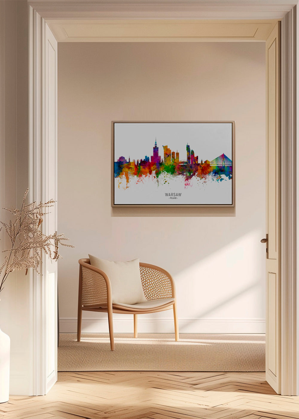 Warsaw Skyline multicolor