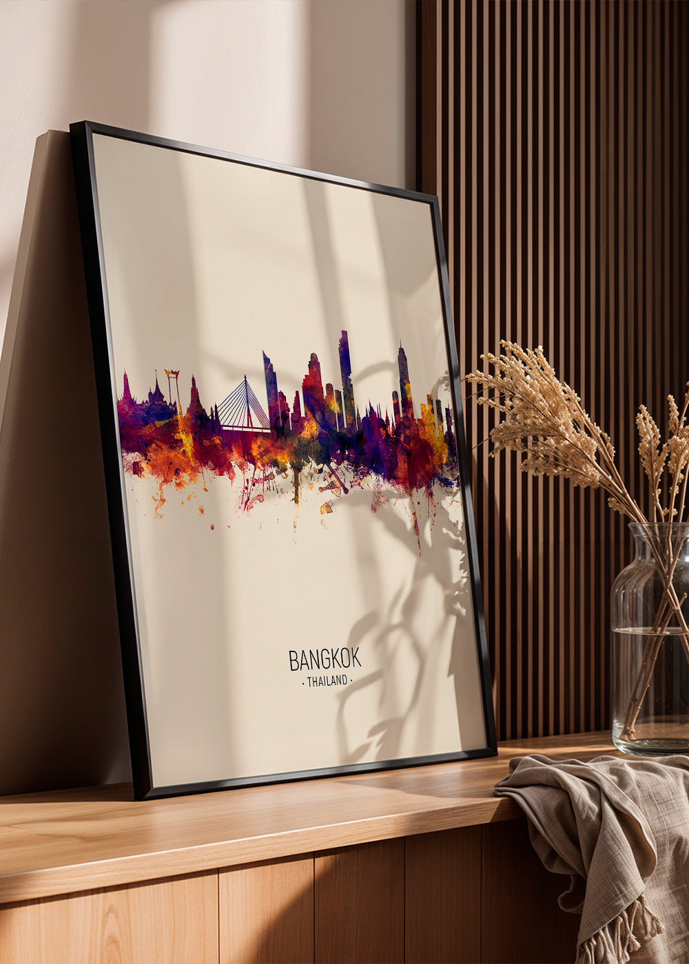 Bangkok Skyline beige