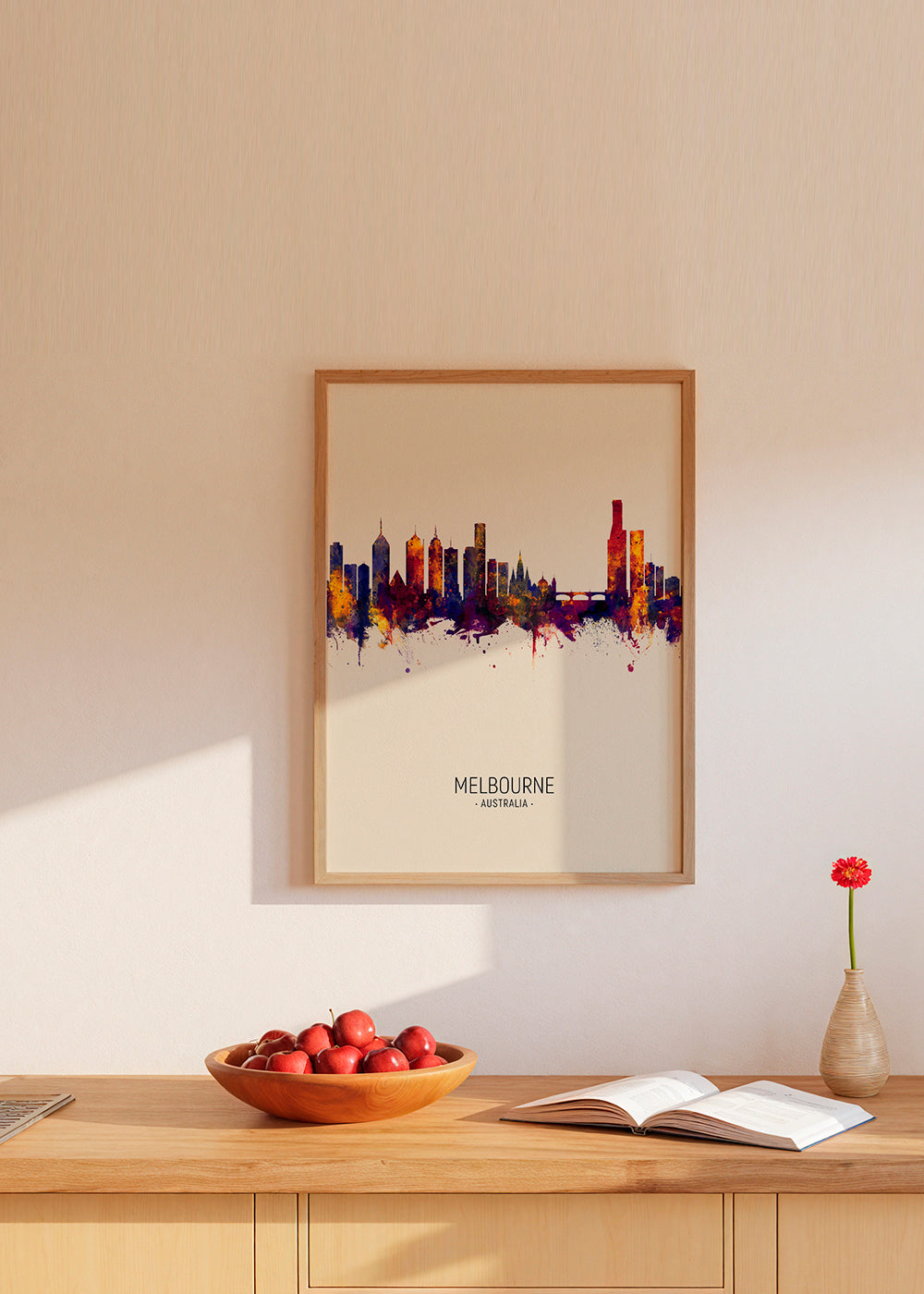 Melbourne Skyline beige