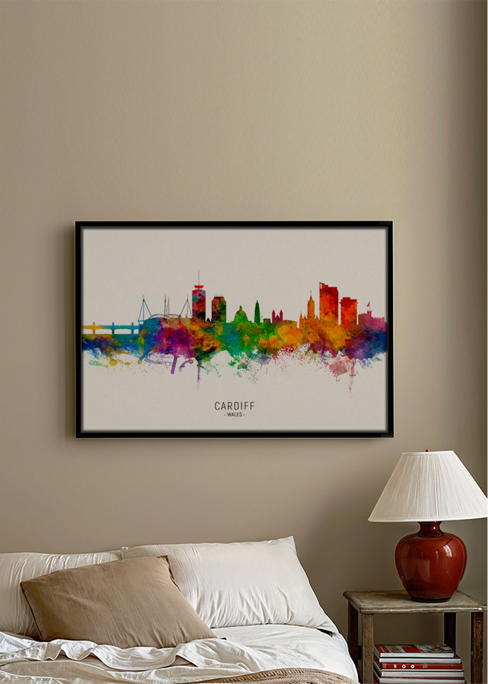Cardiff Skyline multicolor