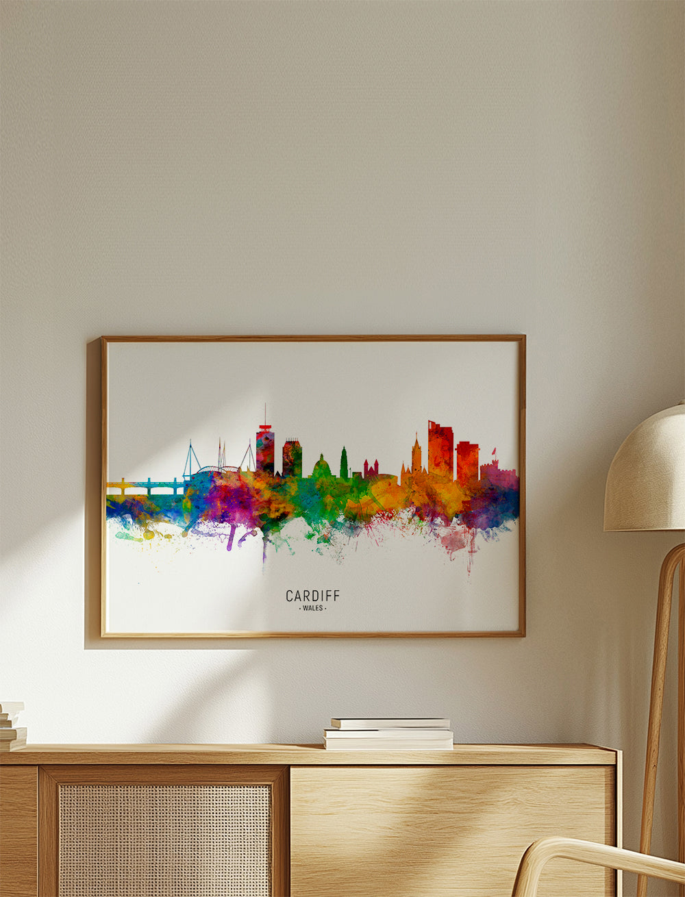 Cardiff Skyline multicolor