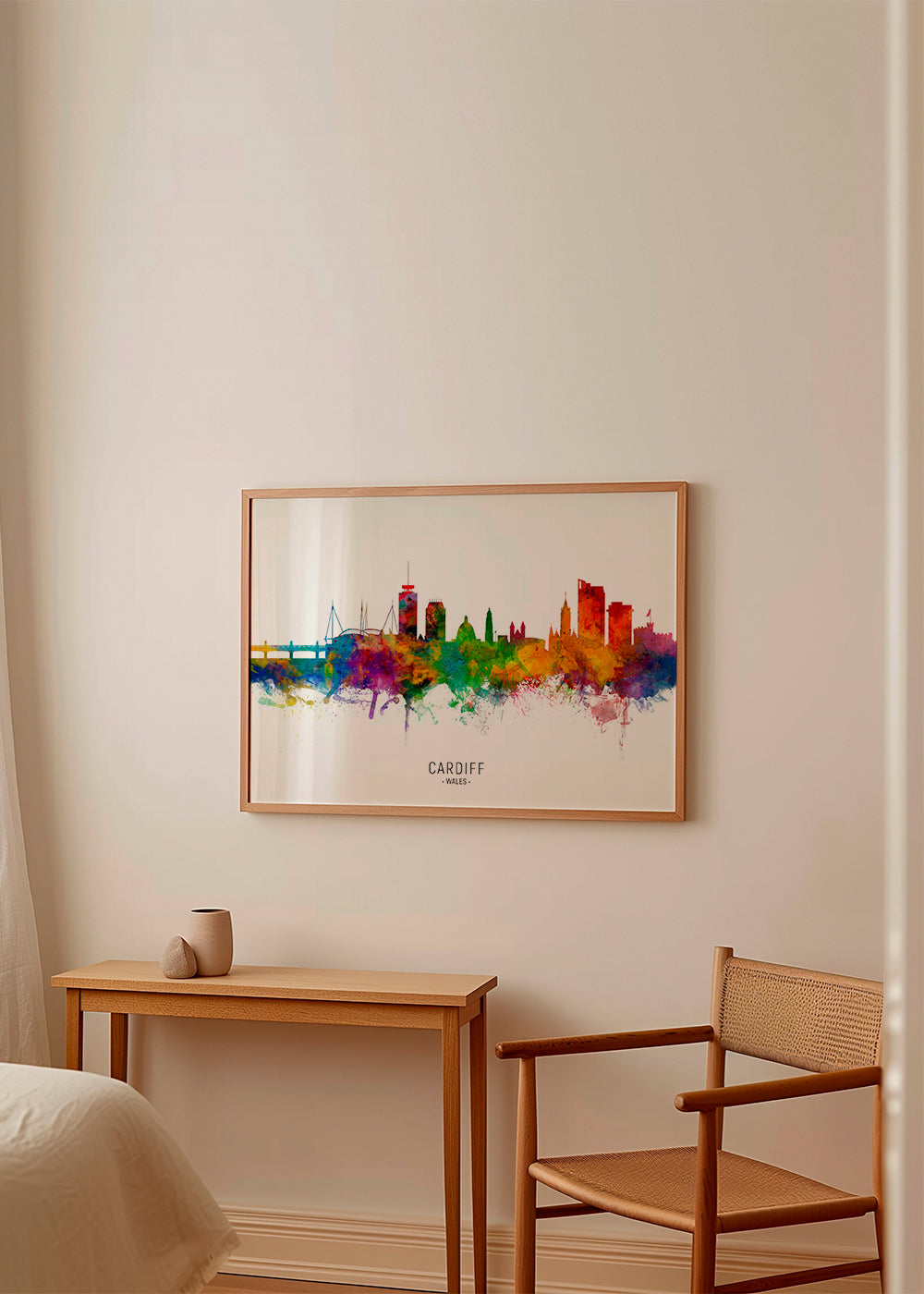 Cardiff Skyline multicolor