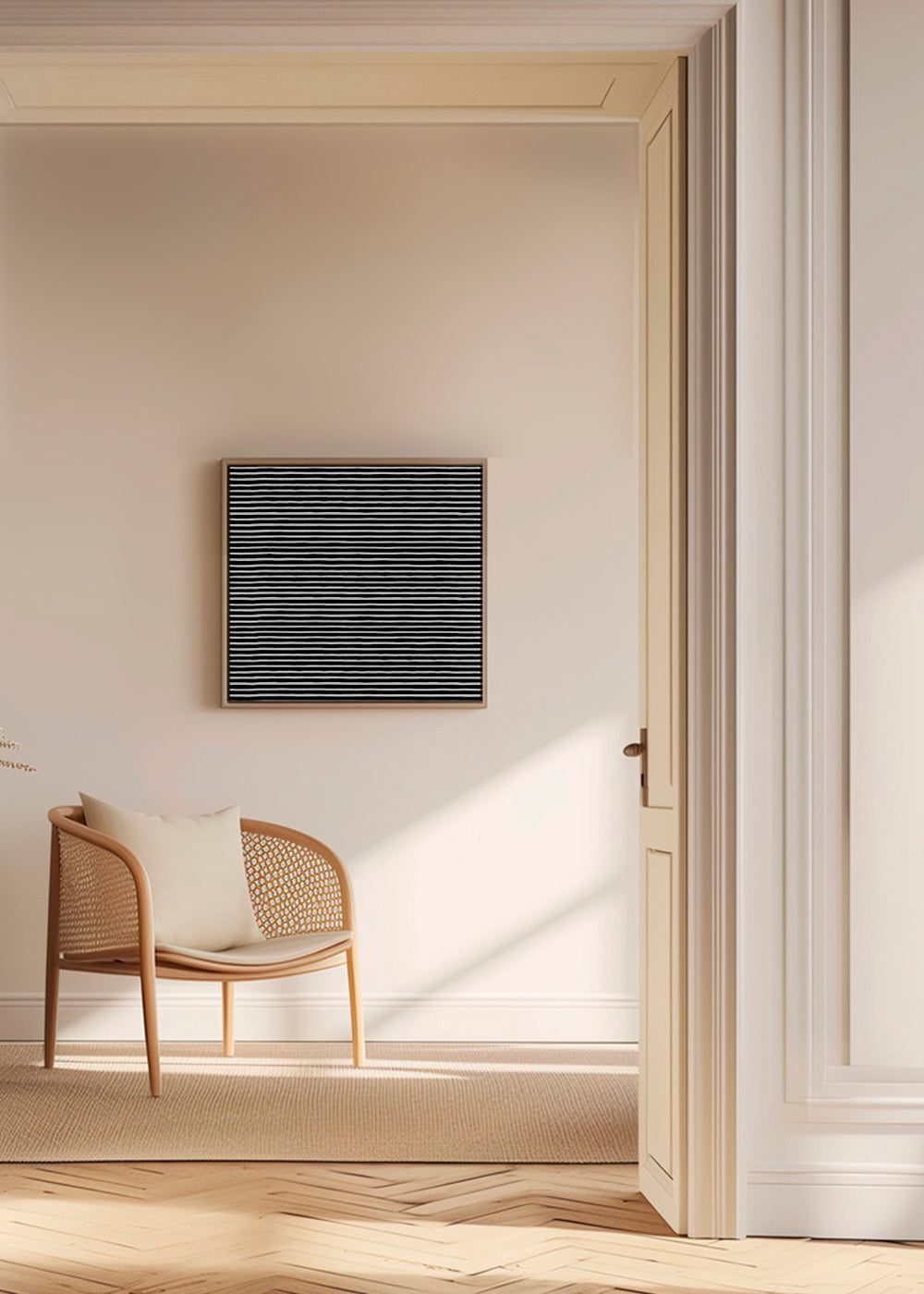 Marker Stripes Black Cuadrado