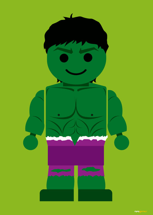 Toy Hulk - Unframed art print