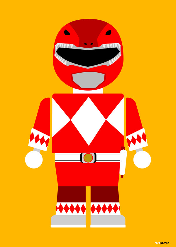 Toy Power Ranger Red