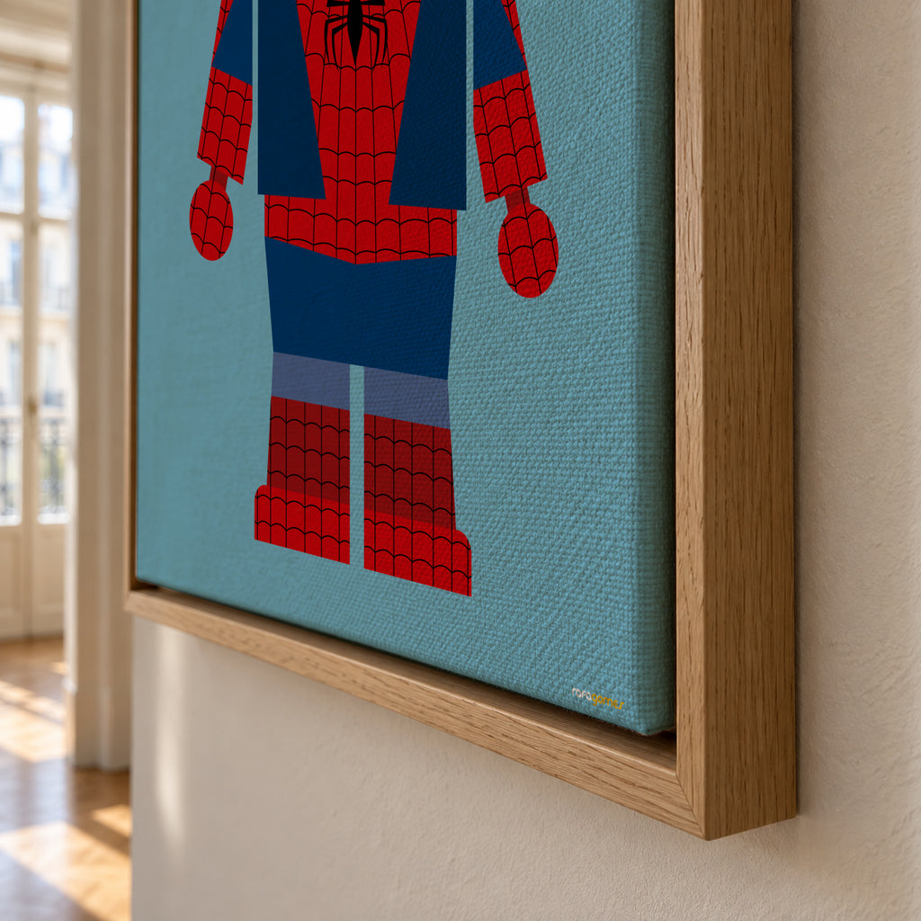 Toy Spiderman - Framed canvas detail