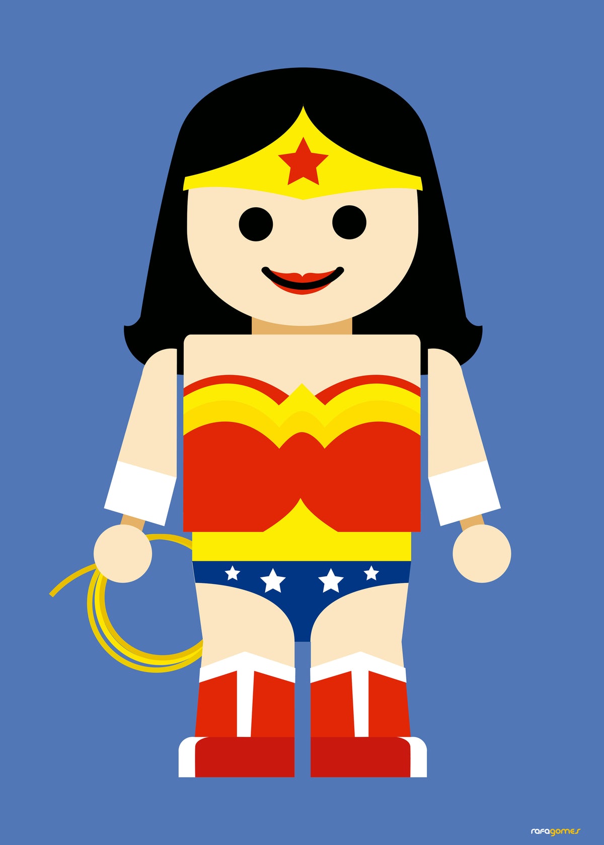 Toy Wonder Woman - Unframed art print