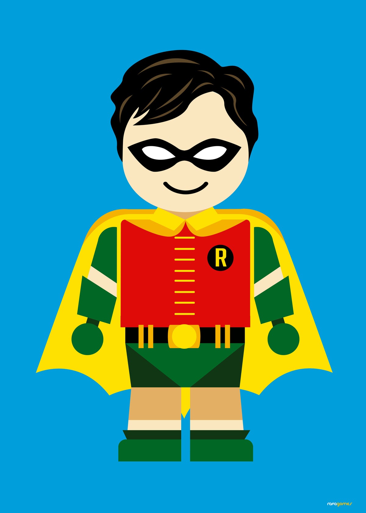 Toy Robin - Unframed art print