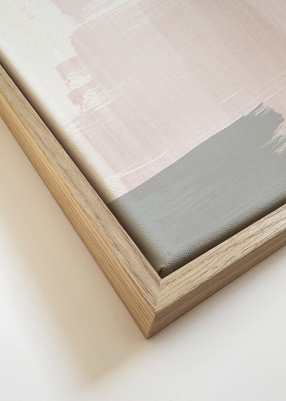 Soft pink abstract painting