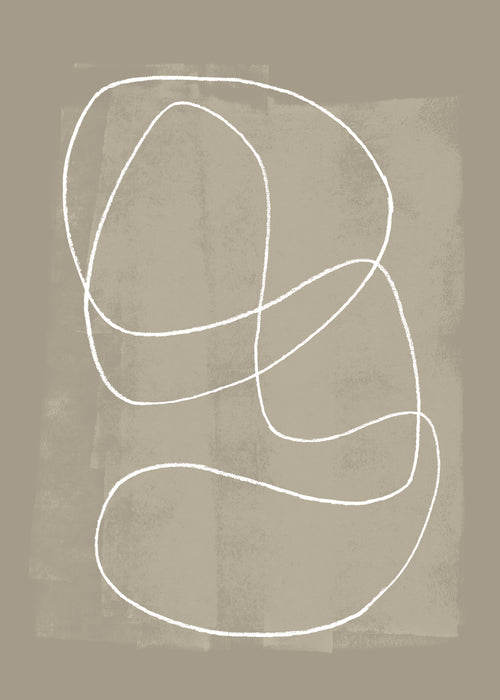 Pencil scribble Nº1 - Unframed art print
