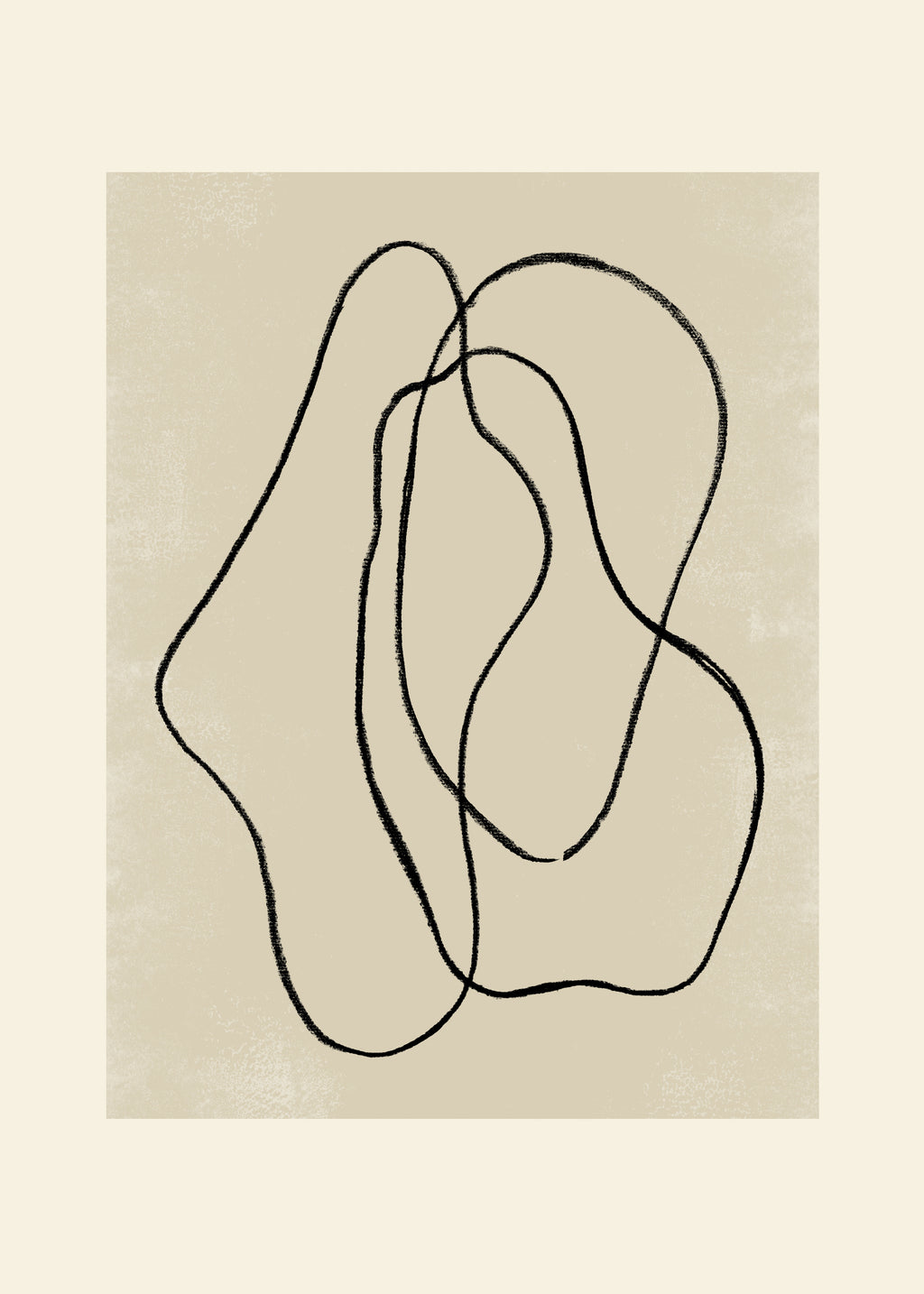 Pencil scribble Nº3 - Unframed art print