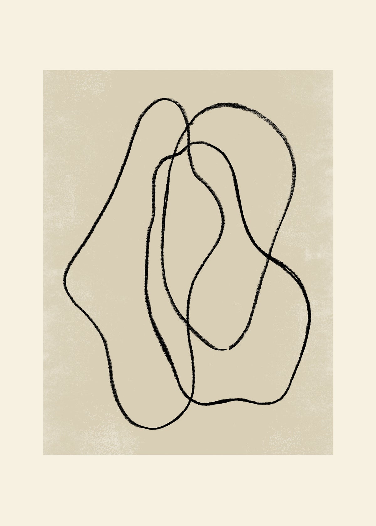 Pencil scribble Nº3 - Unframed art print