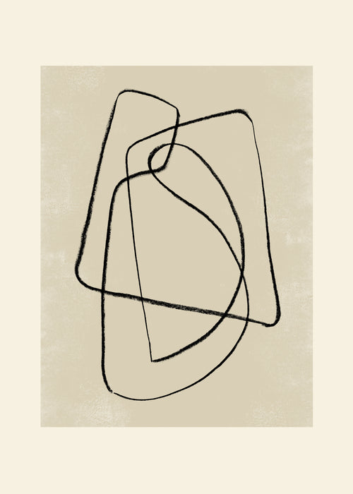 Pencil scribble Nº4 - Unframed art print