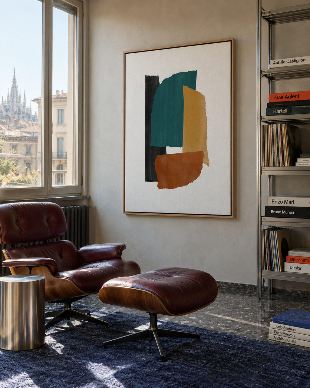 Fragments Nº1 - Framed canvas in an interior