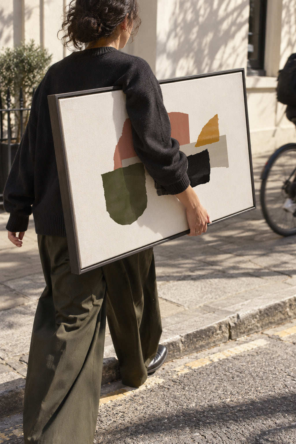 Fragments Nº3 - Framed canvas in an interior