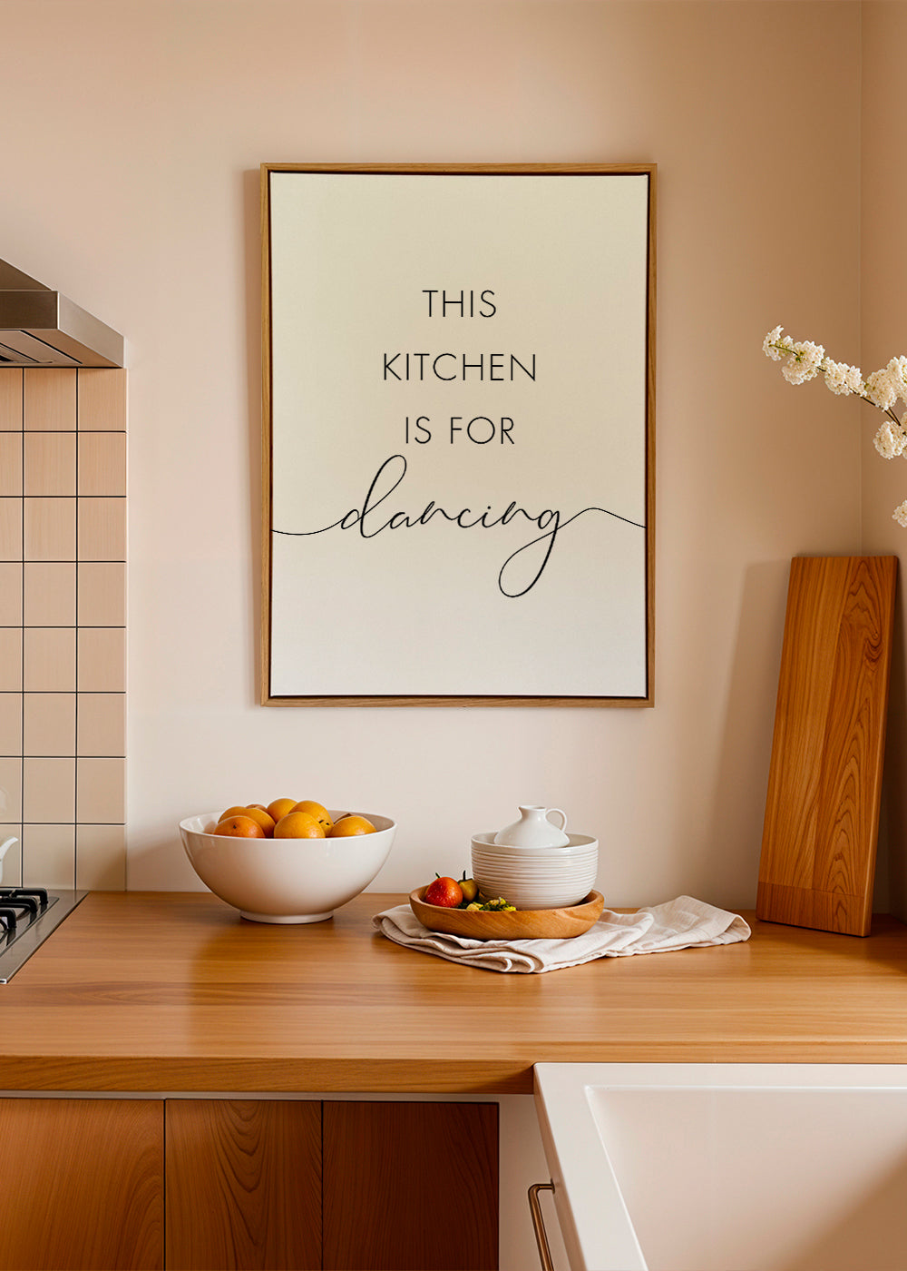 This kitchen is for dancing