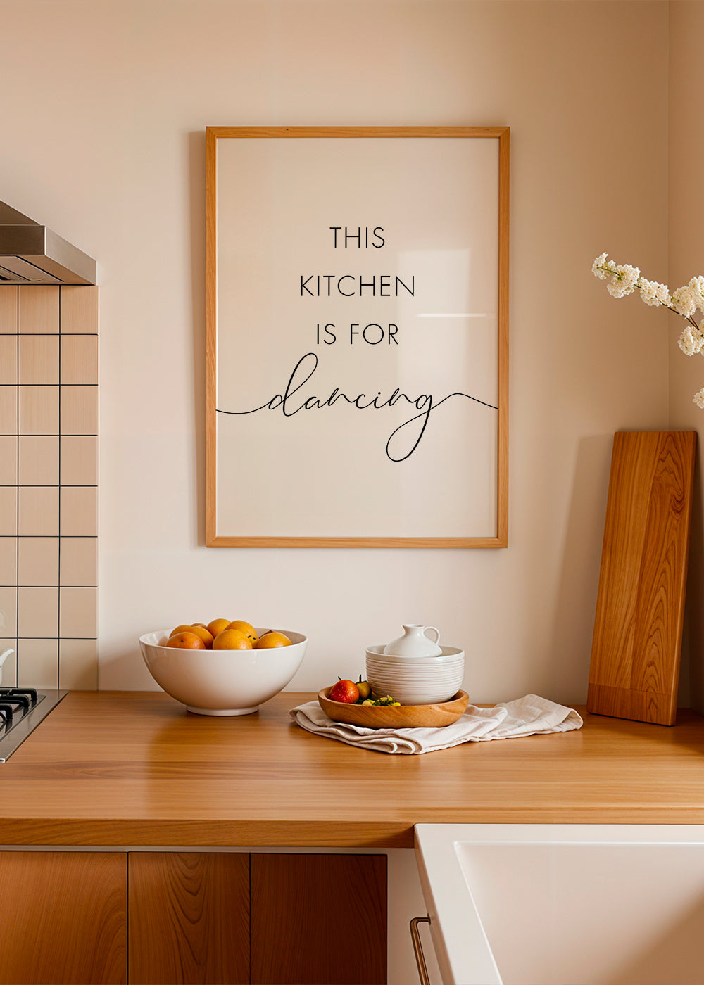 This kitchen is for dancing