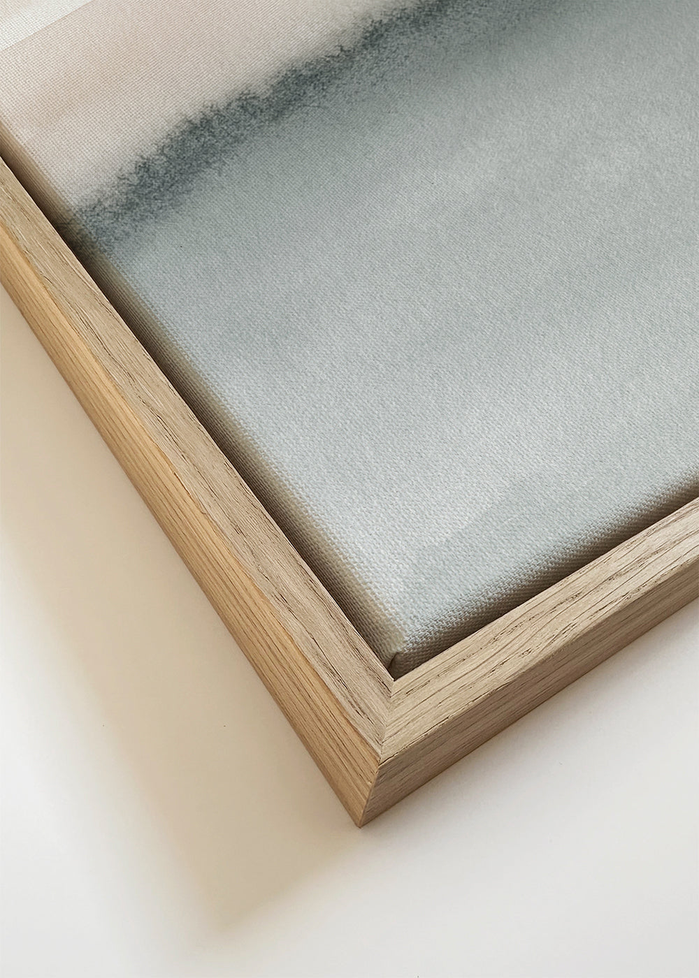 Watercolor landscape N 46 Soft coral & Gray 1/2