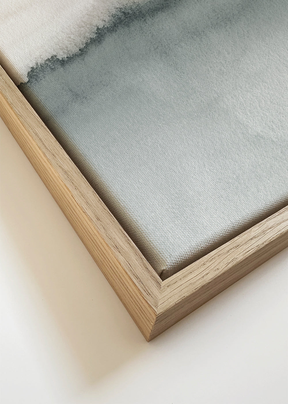 Watercolor landscape N 46 Soft coral & Gray 2/2