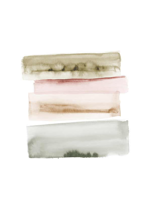 Watercolor brush strokes 2