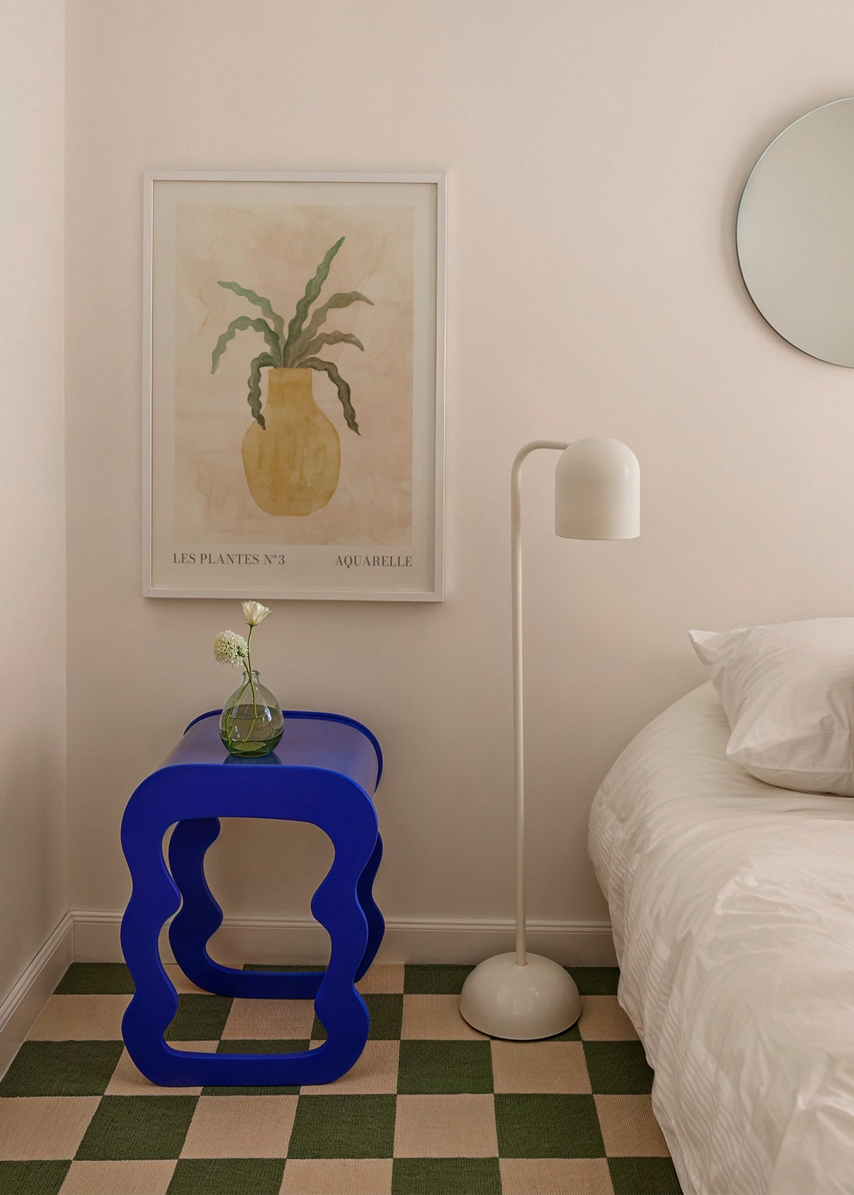 Les plantes Nº3 - Framed poster in an interior