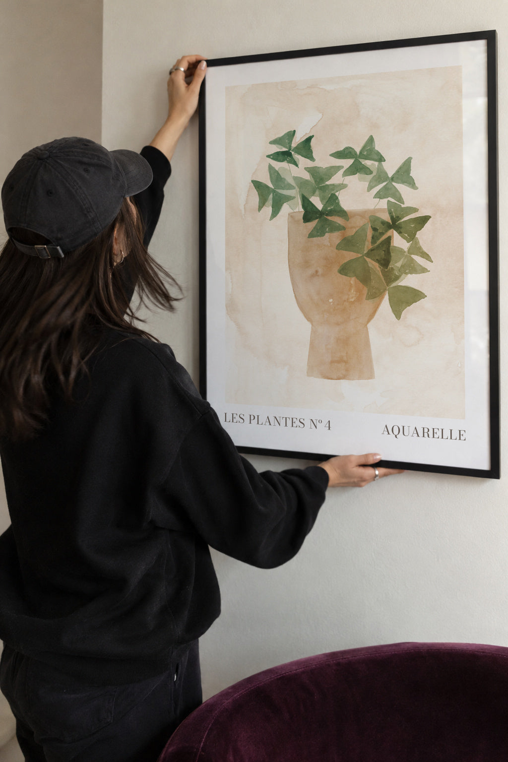 Les plantes Nº4 - Framed poster detail
