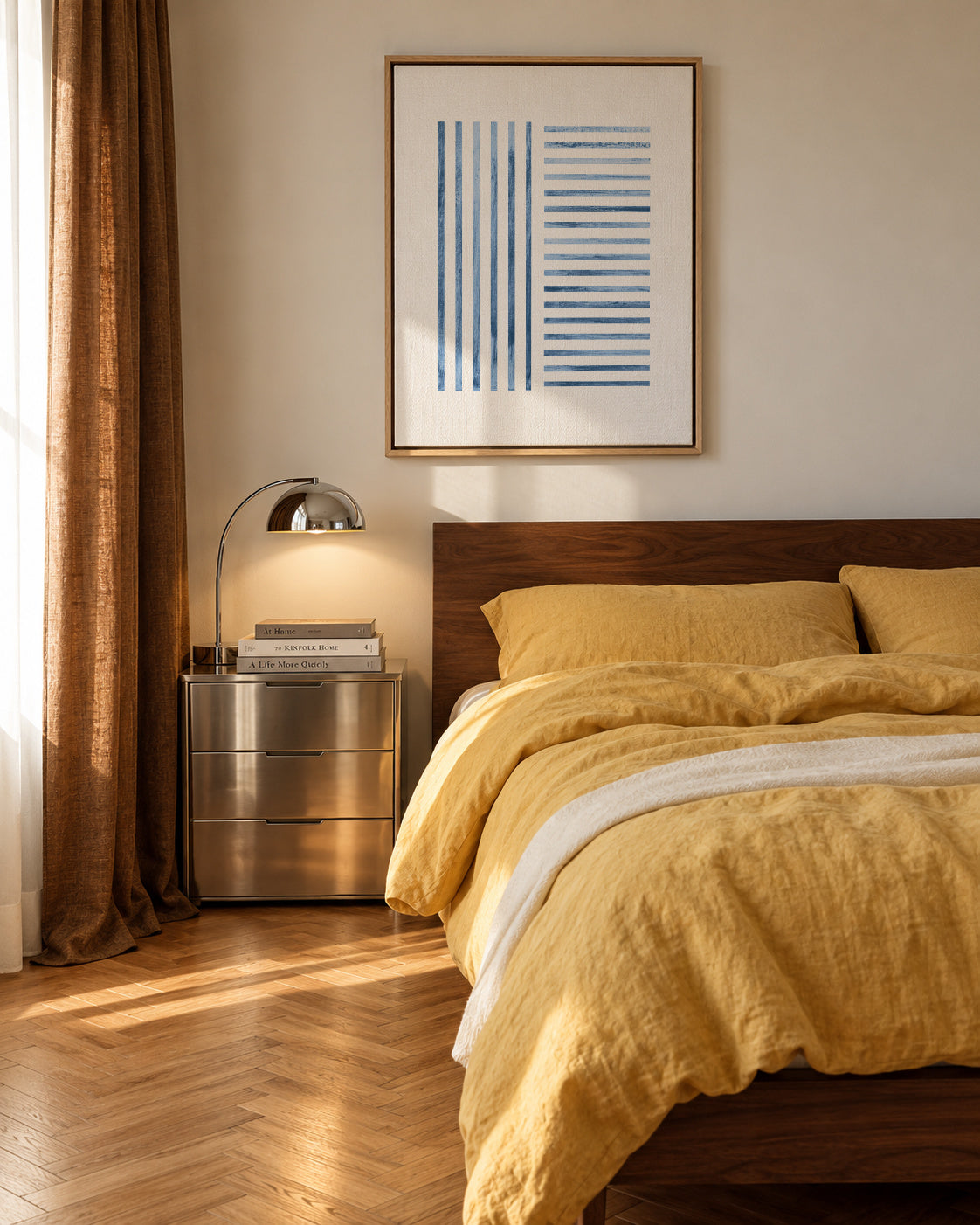 Edge 02 - Framed canvas in an interior