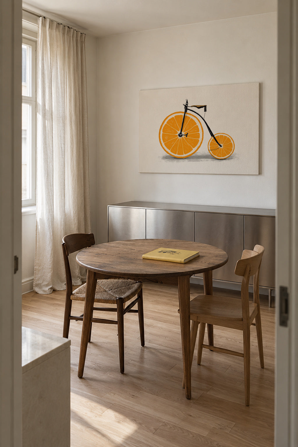 Vitamin - Unframed canvas in an interior