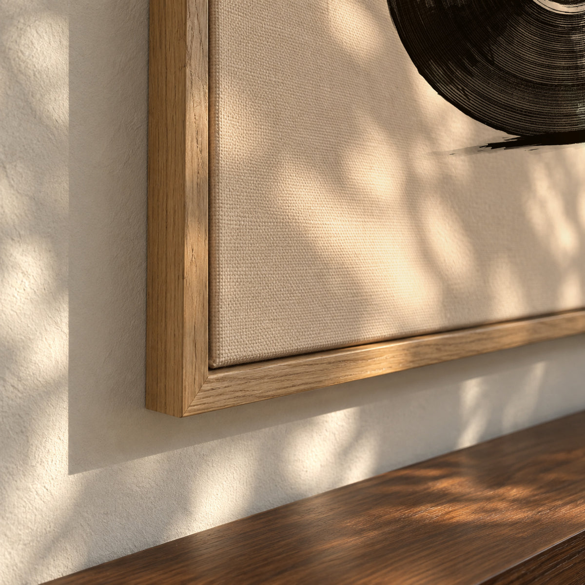 Velophone - Framed canvas detail