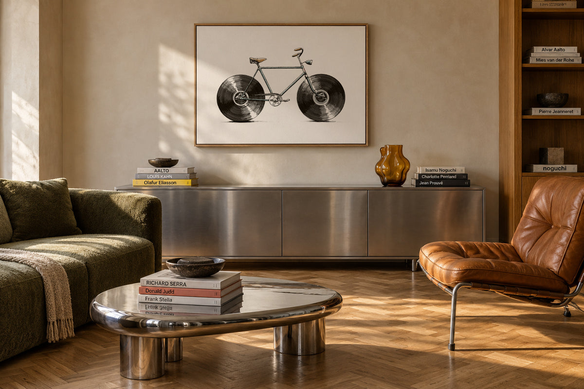 Velophone - Framed canvas in an interior