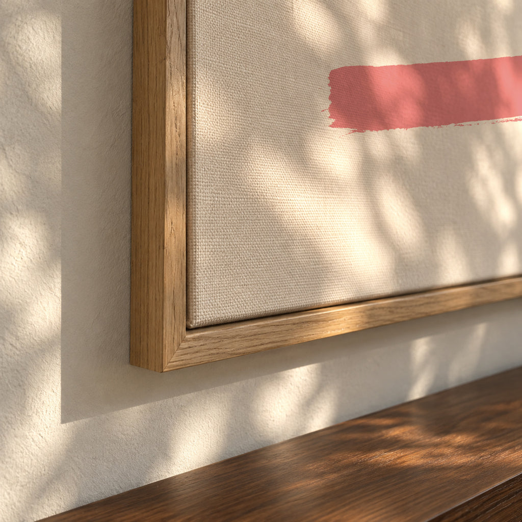 La Vie en Rose - Framed canvas detail