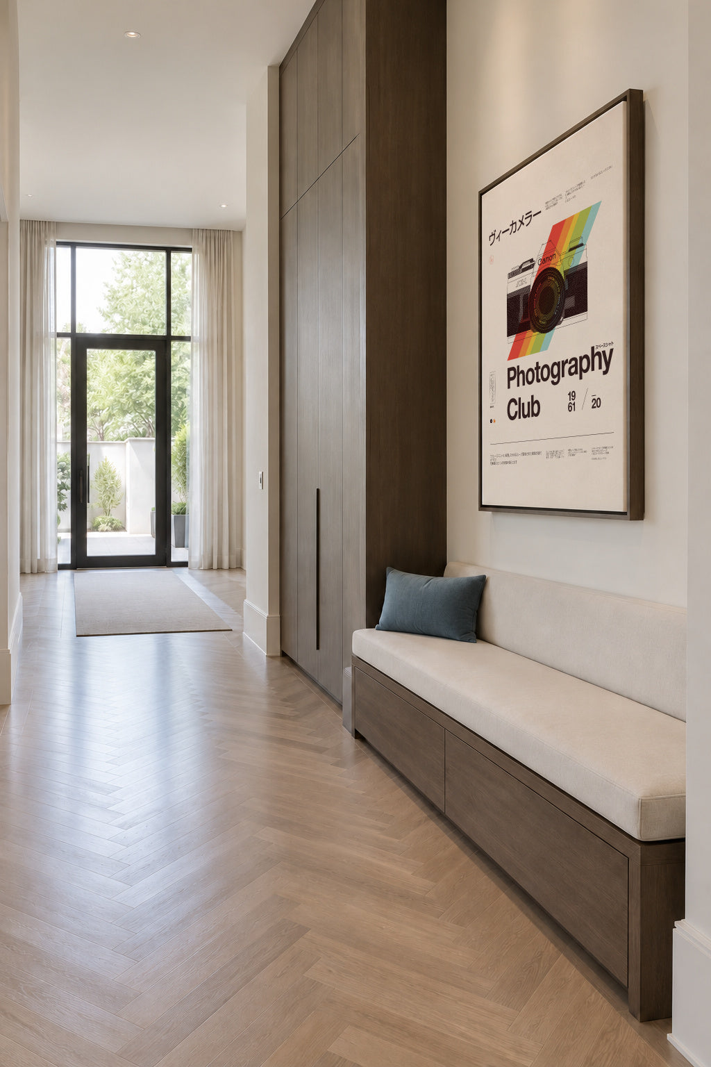 Photography Club - Framed canvas in an interior
