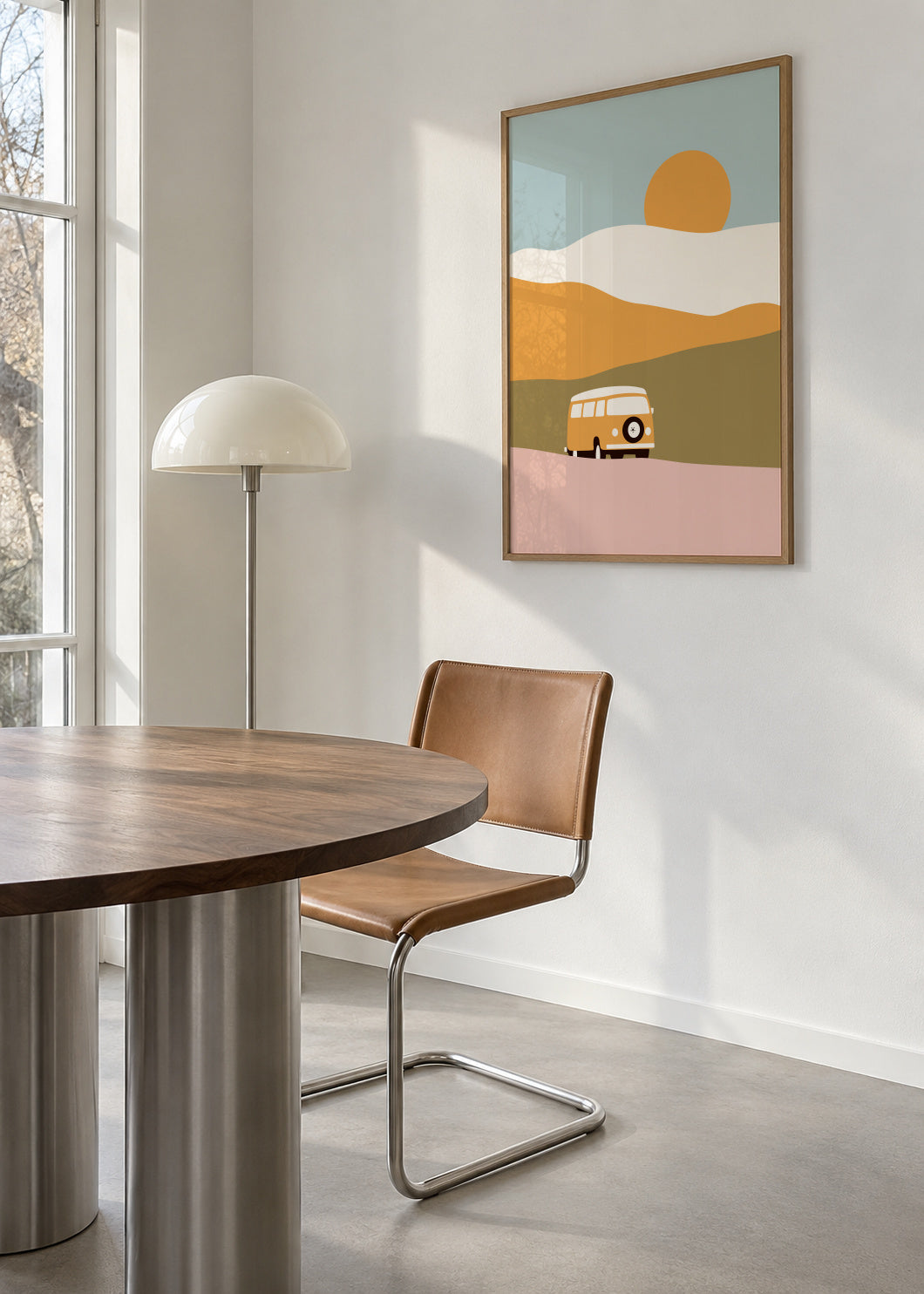Van - Minimal - Framed poster in an interior