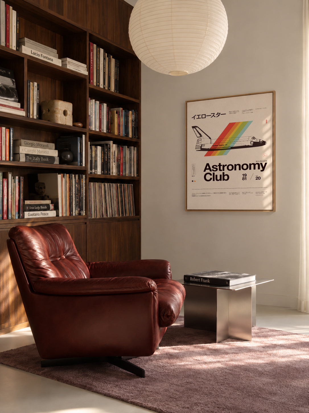 Astronomy Club - Framed canvas in an interior