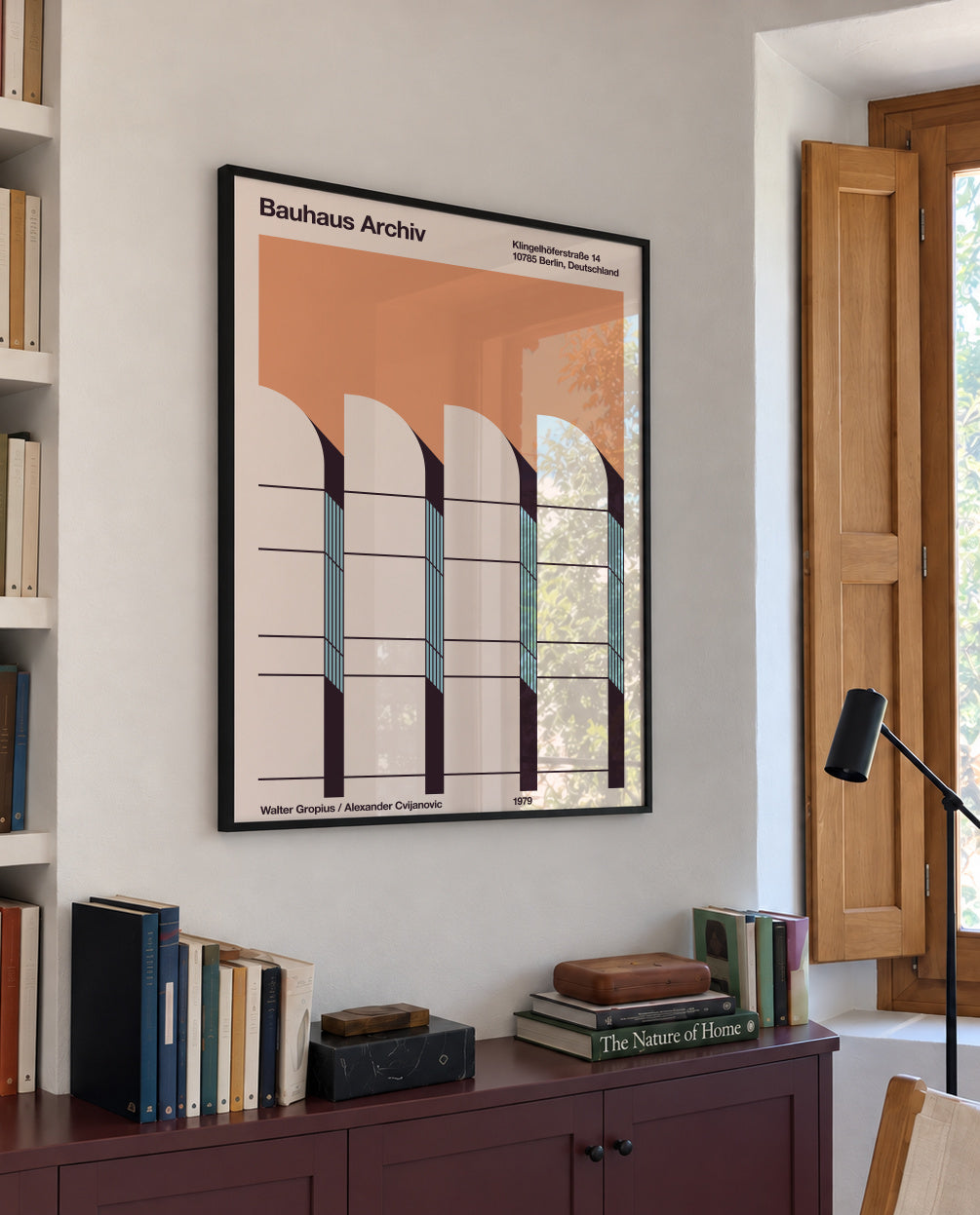Bauhaus - Archiv Berlin - Framed poster in an interior