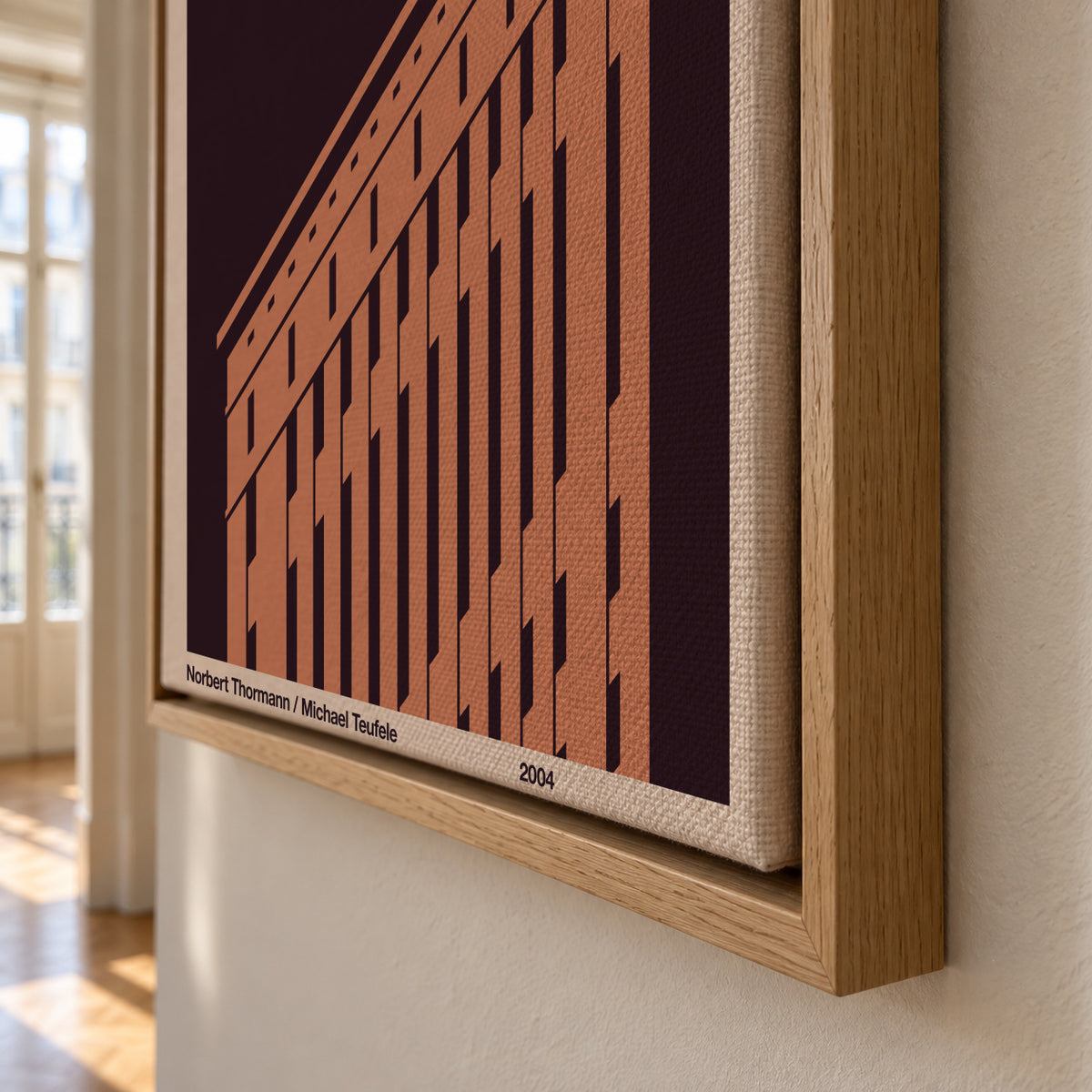Berghain - Night - Framed canvas detail