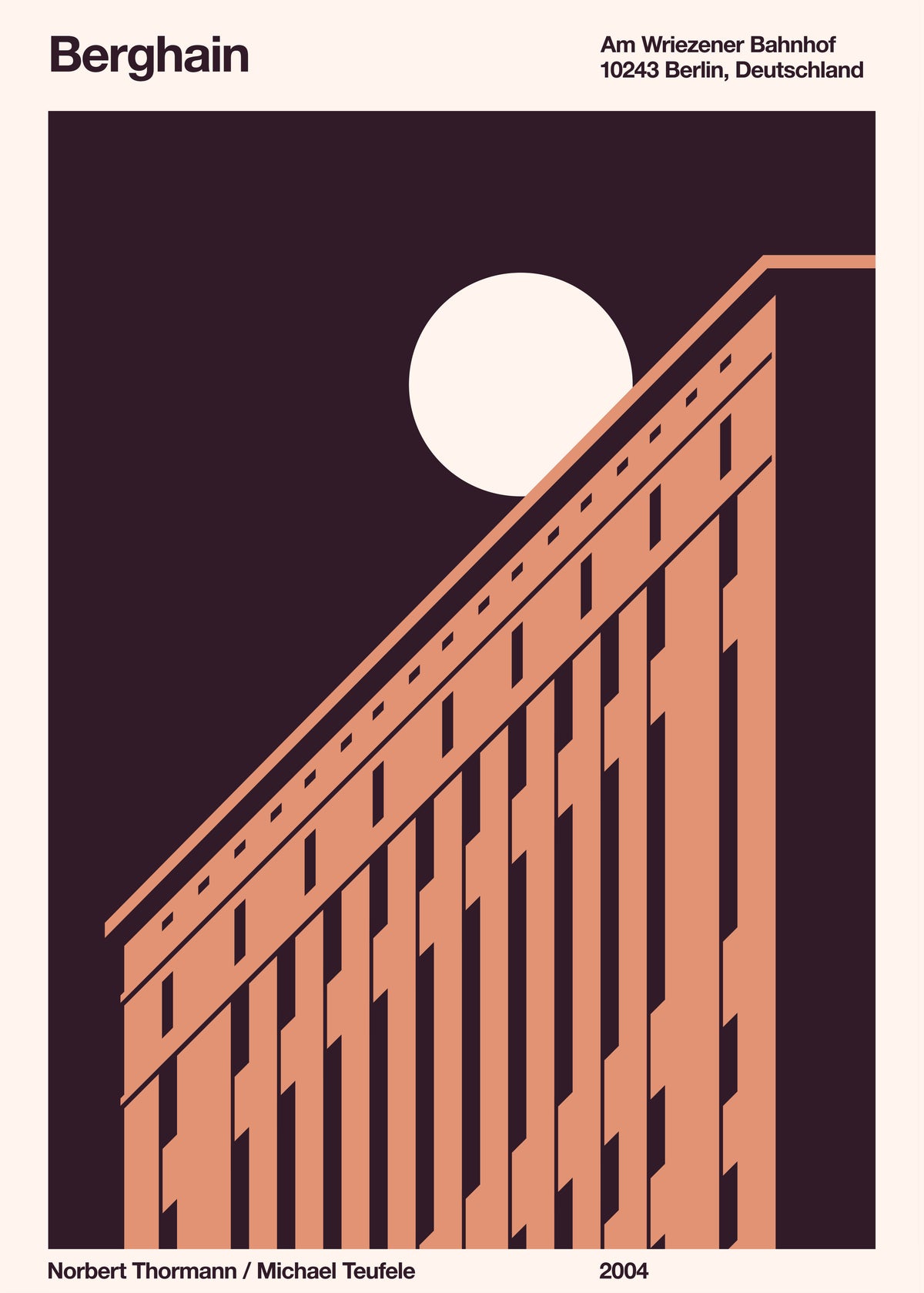 Berghain - Night - Unframed art print
