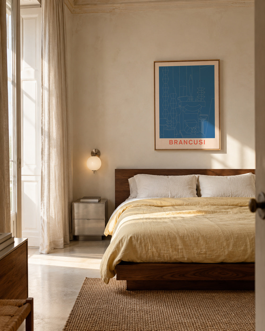 Brancusi - Framed canvas in an interior