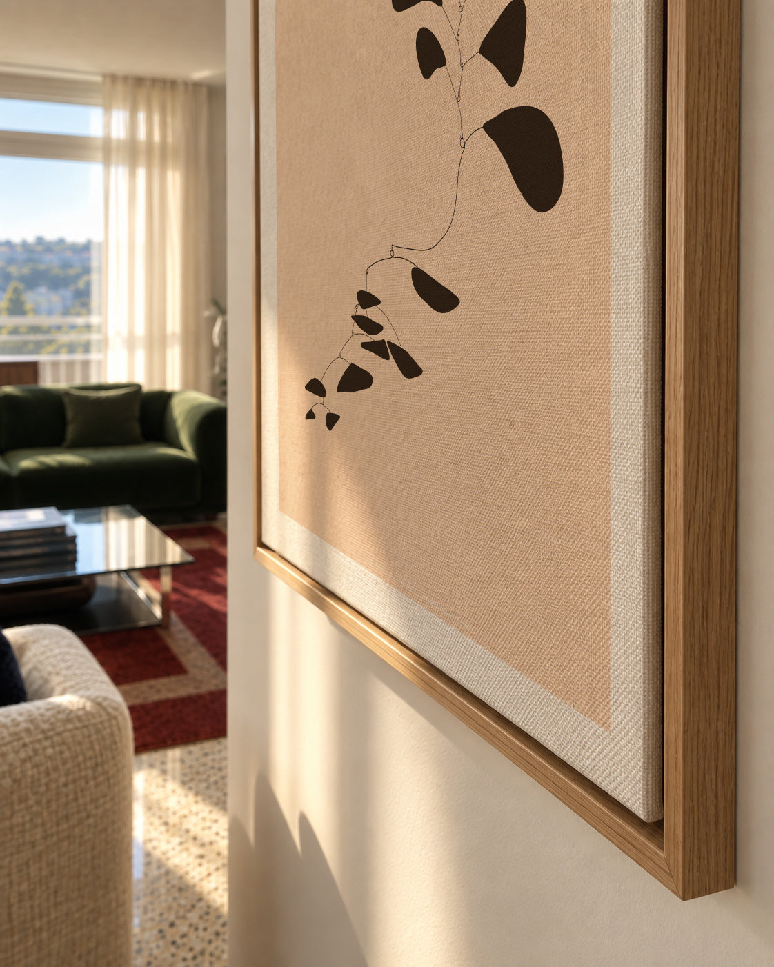 Alexander Calder - The Forest ist the best Place - Mobile - Framed canvas detail