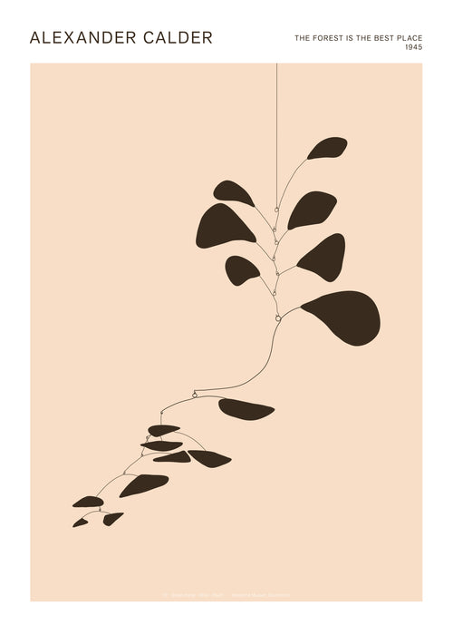 Alexander Calder - The Forest ist the best Place - Mobile - Unframed art print