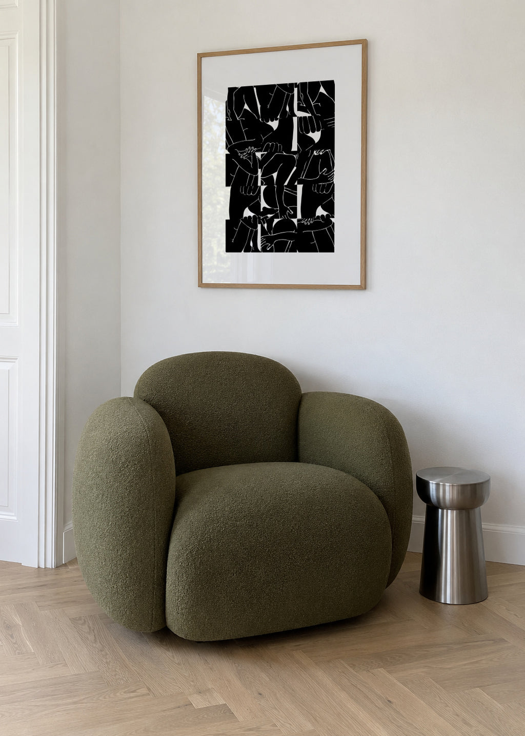 Bodies - Framed poster in an interior