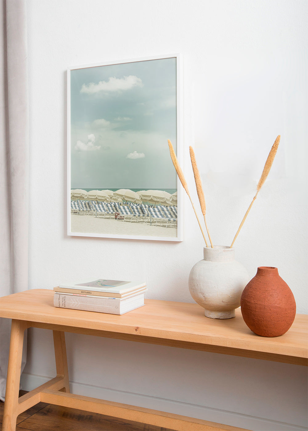 Vintage beach scene