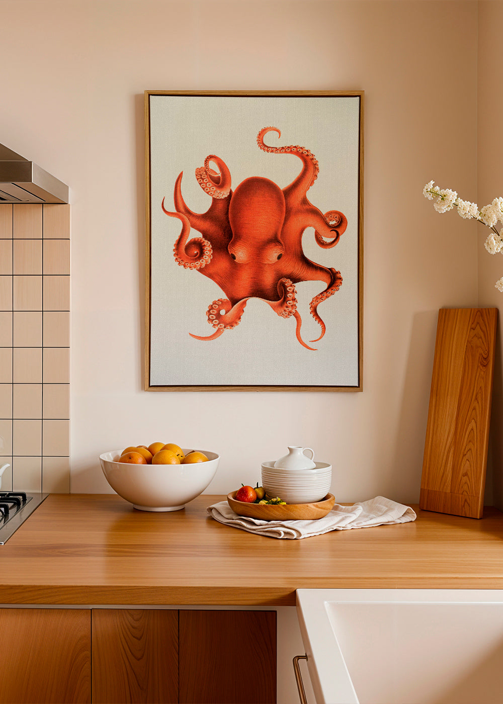 Watercolor Octopus