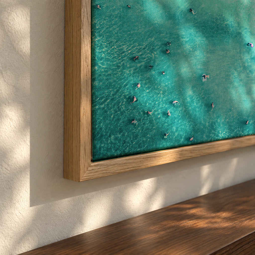Beach Mood 2 - Framed canvas detail