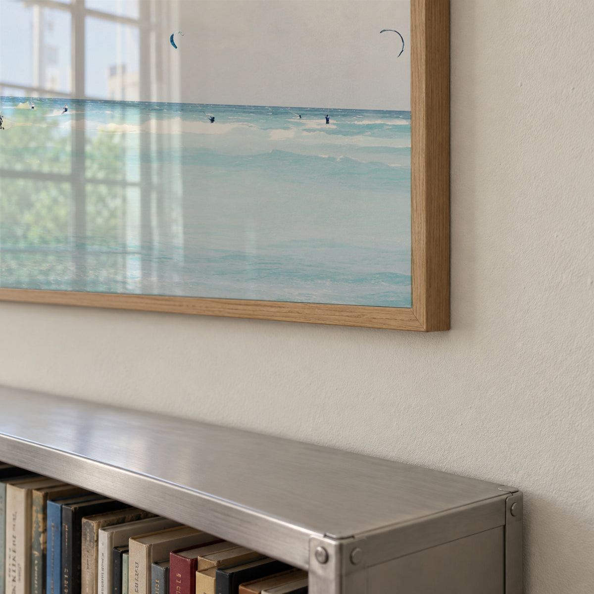 Kite Surfing - Framed poster detail