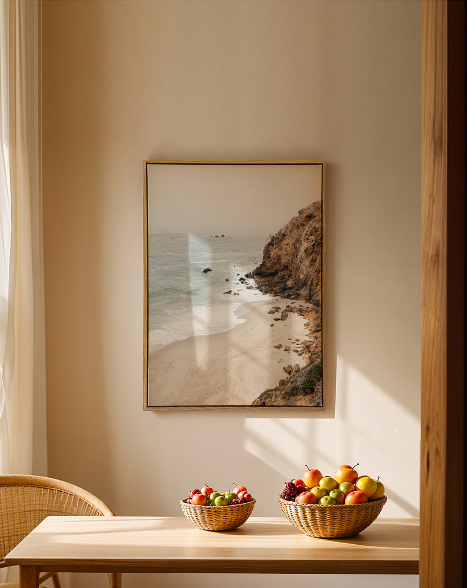 Malibu Dream - Framed canvas in an interior