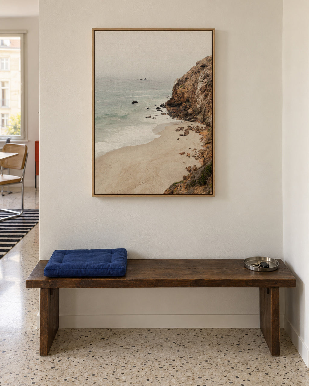 Malibu Dream - Framed canvas in an interior