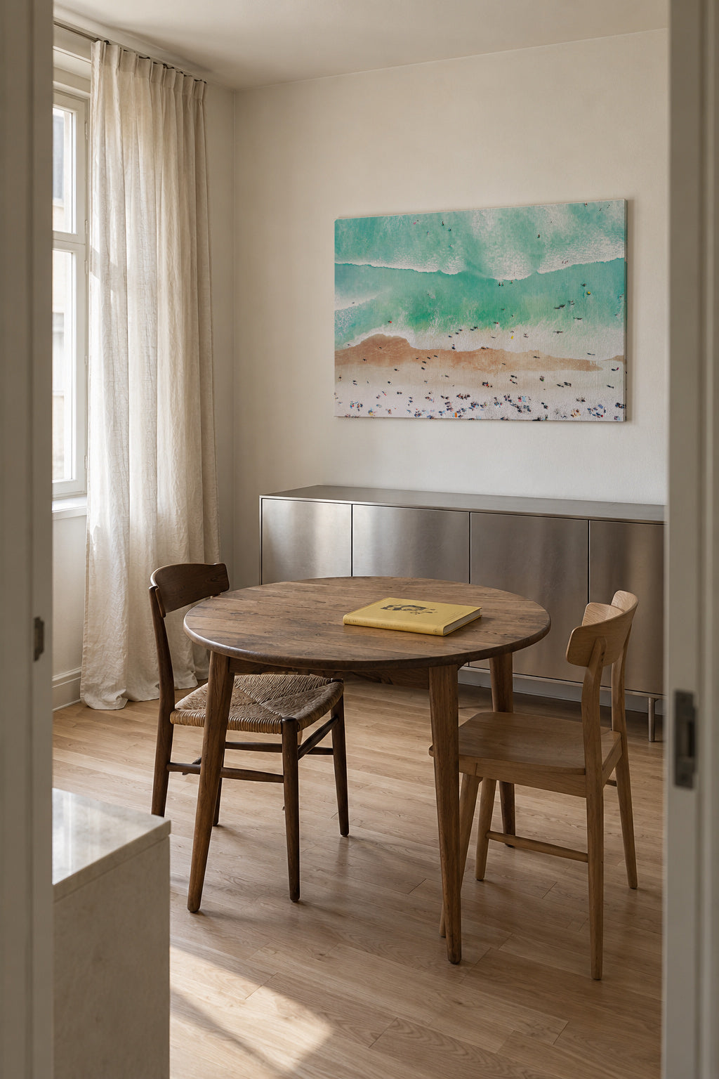 Beach Mood - Unframed canvas in an interior