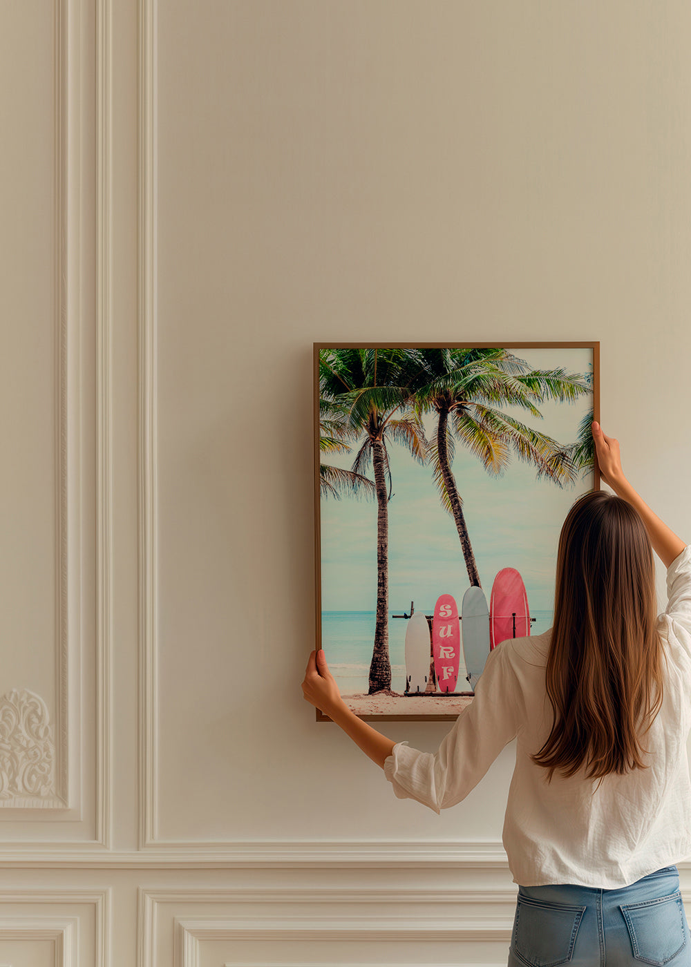 Choose Your Surfboard in pink