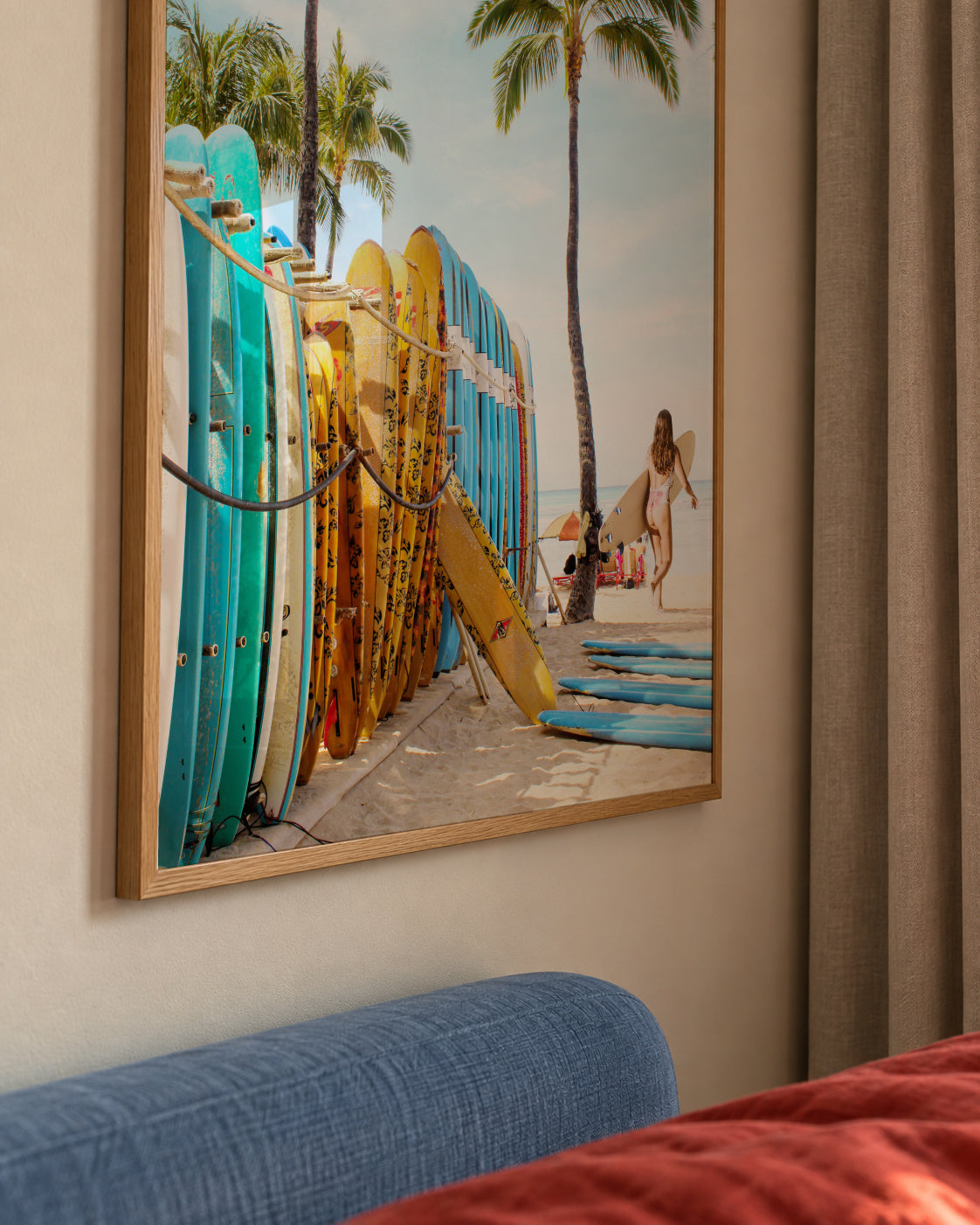 Choose Your Surfboard 2 - Framed poster detail